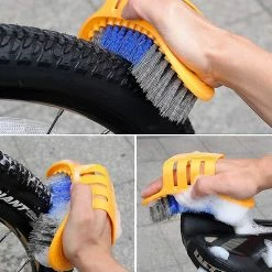 Unbranded 9 Pièces Bike Chain Cleaner Nettoyage Brush Set Cycling Tools Kit Bike Accessories Scrubber Compatible Avec La Montagne, La Route, La Ville, L’hybride, Le Bmx Vélo A -Vélo fixie Soldes 642421232 max
