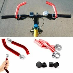 Unbranded Barre De Poignée De Vélo End Bike Pad Coussin Alliage D’aluminium Accessoire De Remplacement De Cyclisme -Vélo fixie Soldes 642421408 max