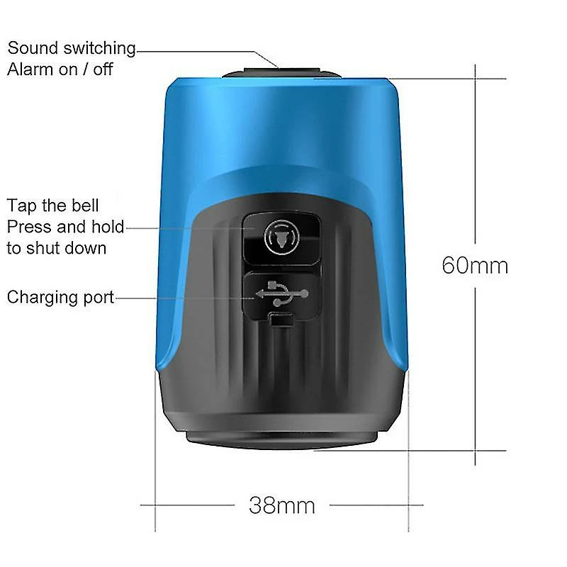 Unbranded Electric Cycling Bells Anti-theft Bicycle Handlebar Bell Loud Bike Horn Accessoires De Vélo Pour Vélo 2 Unbranded Electric Cycling Bells Anti-theft Bicycle Handlebar Bell Loud Bike Horn Accessoires De Vélo Pour Vélo – Image 2