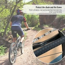 Unbranded Chain Stay Protector Silicone Chain Guard Pad Auto-adhésif Bike Frame Protector Bicycle Frame Cover Accessoires De Vélo - Type 4 -Vélo fixie Soldes 642421850 max