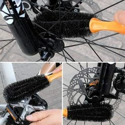 Unbranded 9 Pièces Bike Chain Cleaner Nettoyage Brush Set Cycling Tools Kit Bike Accessories Scrubber Compatible Avec La Montagne, La Route, La Ville, L’hybride, Le Bmx Vélo A -Vélo fixie Soldes 642421881 max