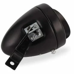 Unbranded Rétro Super Bright Led Bicycle Front Head Light Chrome Visor Bullet Headlamp Headlight Waterproof Bike Lamp Bicycle Accessories (noir) -Vélo fixie Soldes 642423249 max