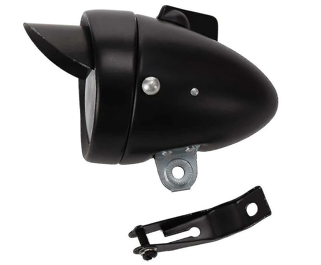 Unbranded Rétro Super Bright Led Bicycle Front Head Light Chrome Visor Bullet Headlamp Headlight Waterproof Bike Lamp Bicycle Accessories (noir) 1 Unbranded Rétro Super Bright Led Bicycle Front Head Light Chrome Visor Bullet Headlamp Headlight Waterproof Bike Lamp Bicycle Accessories (noir)