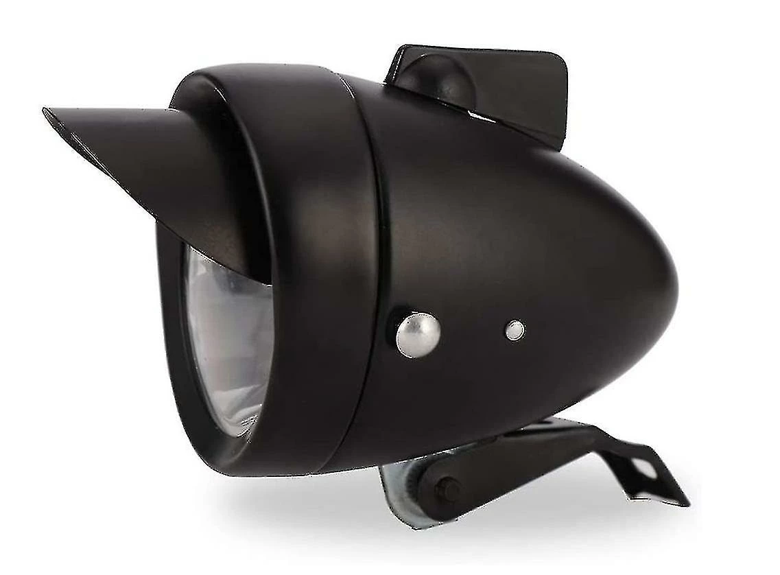 Unbranded Rétro Super Bright Led Bicycle Front Head Light Chrome Visor Bullet Headlamp Headlight Waterproof Bike Lamp Bicycle Accessories (noir) 3 Unbranded Rétro Super Bright Led Bicycle Front Head Light Chrome Visor Bullet Headlamp Headlight Waterproof Bike Lamp Bicycle Accessories (noir) – Image 3