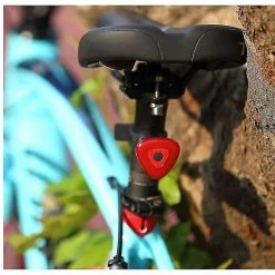 Unbranded Vélo Feux Arrière Chronus, Smart Bike Tail Light Easy Mount Cycling Safety Lamp Waterproof Warning Taillight Accessoires De Vélo (noir) -Vélo fixie Soldes 642423981 max