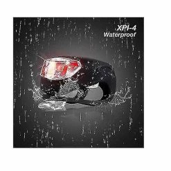 Unbranded Bicycle Front Light Silicone Led Head Front Rear Wheel Bike Lights Waterproof Cycling With Battery Bicycle Accessories Bike Lamp (noir) -Vélo fixie Soldes 642424617 max