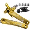 Unbranded 2pcs Bolany Bicycle Crank Arm Haute Compatibilité Vibrant Color Bike Accessoires Fixed Gear Bike Biels For Bike