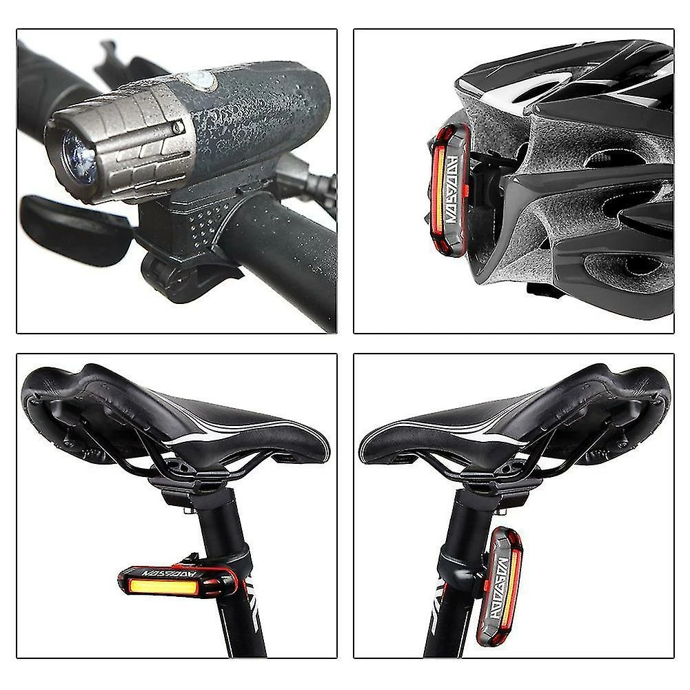 Unbranded Shxx Bike Lights Avant Et Arrière, Accessoires De Vélo, Réflecteurs Phare Puissant Et Feu Arrière Led Lumière De Sécurité Ensemble USB Lumière Avant + Arrière L 2 Unbranded Shxx Bike Lights Avant Et Arrière, Accessoires De Vélo, Réflecteurs Phare Puissant Et Feu Arrière Led Lumière De Sécurité Ensemble USB Lumière Avant + Arrière L – Image 2