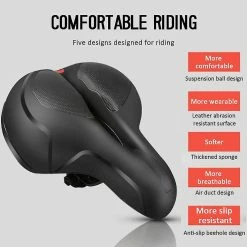 Unbranded Blue Bicycle Mtb Bike Accessoires Pad Coussin Selle De Cyclisme -Vélo fixie Soldes 642425419 max