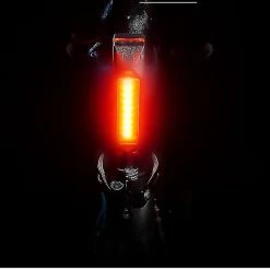 Unbranded Bicycle Tail Light Bike Brake Warning Tail Light Usb Rechargeable Induction Brake Lamp Accessoires De Vélo Avec Une Seule Couleur De Lumière (noir) -Vélo fixie Soldes 642426389 max