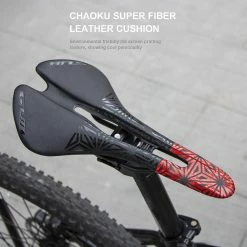 Unbranded Bike Pads Hollow Design Respirant Eco-friendly Mountain Bicycle Soft Saddle Bike Accessoires -Vélo fixie Soldes 642427118 max