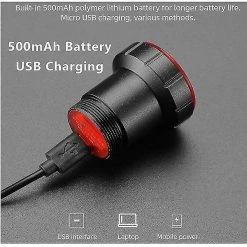 Unbranded Feu Arrière De Vélo Super Bright Usb Rechargeable Bicycle Lights Smart Bicycle Rear Lights Tige De Selle Montage Brake Sensing Bike Rear Led Accessoires Pour -Vélo fixie Soldes 642427248 max