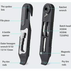 Unbranded Outil De Remplacement De Pneu De Vélo Pry Bike Tire Lever Bicycle Tire Changer Tool Road Bike Repair Tool Accessoires De Vélo Bugumao -Vélo fixie Soldes 642427473 max