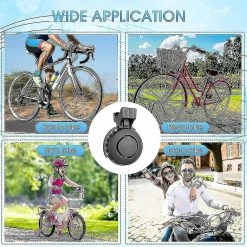 Unbranded 1 Pcs Electric Bike Horn 120 Db Cyclisme Vélo Scooter Horn 4 Modes Sonores Avec Batterie Rechargeable Accessoires De Vélo étanches Pour Enfants Garçons Adul -Vélo fixie Soldes 642427686 max