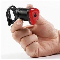 Unbranded Feux Arrière De Vélo, Smart Bike Tail Light Easy Mount Cycling Safety Lamp Waterproof Warning Taillight Accessoires De Vélo (noir) -Vélo fixie Soldes 642429545 max