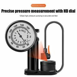 Unbranded MTB Bicycle Pump Electric Bike Moto 120psi Pression Cyclisme Pneu Gonfleur Accessoires De Cyclisme Sans Effort -Vélo fixie Soldes 642429610 max