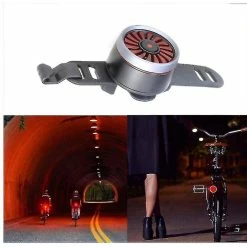 Unbranded Bicycle Tail Light, Bicycle Tail Light Smart Bike Brake Warning Tail Light Usb Rechargeable Induction Brake Lamp Accessoires De Vélo Pour La Sécurité Du Cyclisme -Vélo fixie Soldes 642429765 max