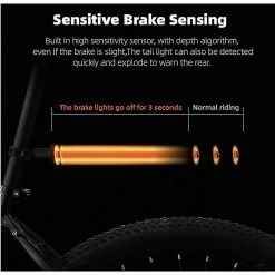 Unbranded Chronus Bike Tail Light, Rechargeable Smart Bicycle Rear Lights Tige De Selle Montage Brake Sensing Bike Rear Led Accessoires Pour Road Bike-style (noir) 8 Unbranded Chronus Bike Tail Light, Rechargeable Smart Bicycle Rear Lights Tige De Selle Montage Brake Sensing Bike Rear Led Accessoires Pour Road Bike-style (noir) -Vélo fixie Soldes 642431027 max