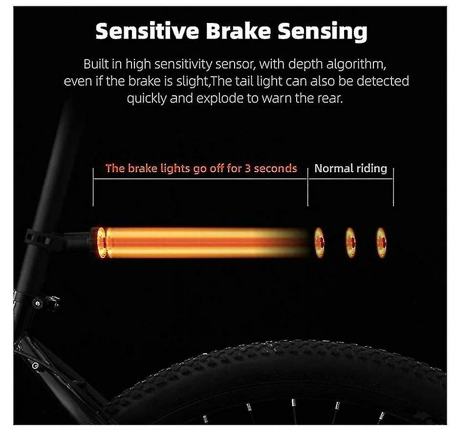 Unbranded Chronus Bike Tail Light, Rechargeable Smart Bicycle Rear Lights Tige De Selle Montage Brake Sensing Bike Rear Led Accessoires Pour Road Bike-style (noir) 4 Unbranded Chronus Bike Tail Light, Rechargeable Smart Bicycle Rear Lights Tige De Selle Montage Brake Sensing Bike Rear Led Accessoires Pour Road Bike-style (noir) – Image 4