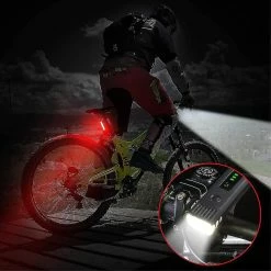 Unbranded Bike Light Set, Usb Re-chargeable Bicycle Light Set Led Bicycle Light Feu Arrière Lumières De Sécurité Pour Les Sports De Plein Air Accessoires D’équipement D’équitation De Nuit -Vélo fixie Soldes 642432672 max