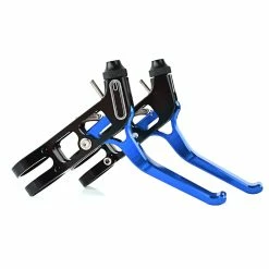 Unbranded Bleu 2pcs Bicycle Brake Handle Alloy Bike Accessoire