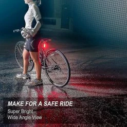 Unbranded Bike Light Set, Usb Re-chargeable Bicycle Light Set Led Bicycle Light Feu Arrière Lumières De Sécurité Pour Les Sports De Plein Air Accessoires D’équipement D’équitation De Nuit -Vélo fixie Soldes 642432909 max