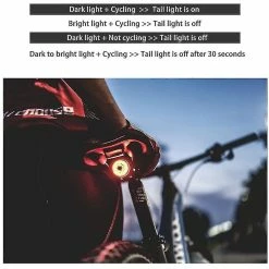 Unbranded Chronus Bike Tail Light, Ipx6 Waterproof Led Bicycle Lights, Accessoires Arrière à Haute Intensité S’adapte à Tous Les Vélos De Route (noir) -Vélo fixie Soldes 642432938 max