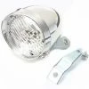 Unbranded Bicycle Lights 3 Led Vintage Retro Classic Bike Front Lights Lampe Bicycle Ligh Cycling Accessories (blanc)