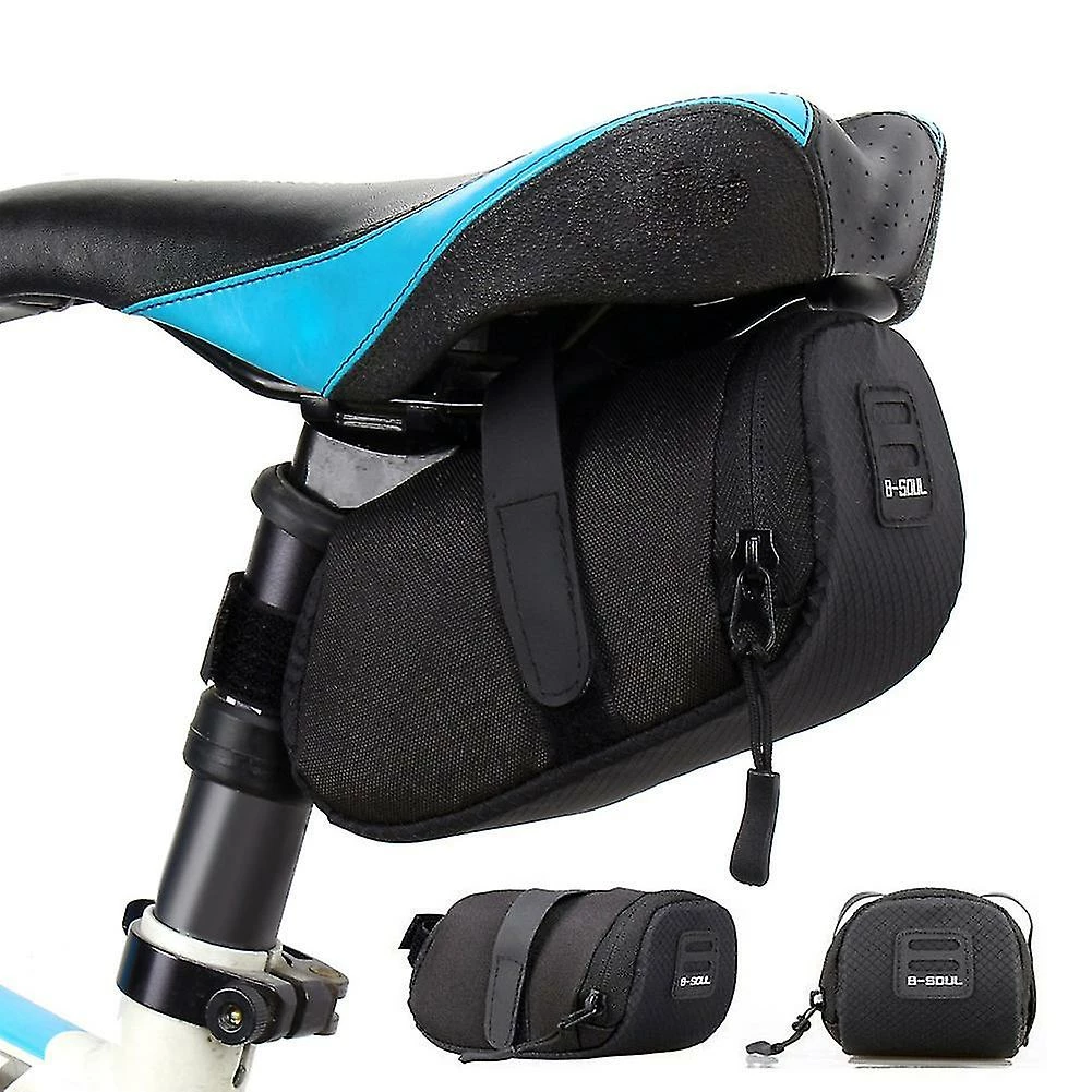 Unbranded Nylon Bicycle Saddle Bag Imperméable à L’eau Mountain Bike Saddle Storage Seat Rear Tool Pouch Bag Saddle Outdoor Cycling MTB Accessoires 2 Unbranded Nylon Bicycle Saddle Bag Imperméable à L’eau Mountain Bike Saddle Storage Seat Rear Tool Pouch Bag Saddle Outdoor Cycling MTB Accessoires – Image 2