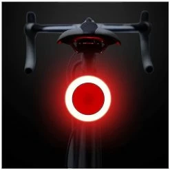 Unbranded Accessoires De Vélo Multi Modes D’éclairage Bicycle Light Usb Charge Led Bike Light Flash Feux Arrière Pour Les Montagnes Tige De Selle De Vélo Noir
