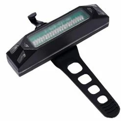 Unbranded Bicycle Tail Light Bike Brake Warning Tail Light Usb Rechargeable Induction Brake Lamp Accessoires De Vélo Avec Une Seule Couleur De Lumière (noir)