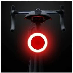 Unbranded Accessoires De Vélo Multi Modes D’éclairage Bicycle Light Usb Charge Led Bike Light Flash Feux Arrière Pour Les Montagnes Tige De Selle De Vélo Noir -Vélo fixie Soldes 642435341 max