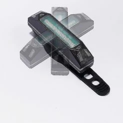 Unbranded Bicycle Tail Light Bike Brake Warning Tail Light Usb Rechargeable Induction Brake Lamp Accessoires De Vélo Avec Une Seule Couleur De Lumière (noir) -Vélo fixie Soldes 642435380 max