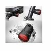 Unbranded Accessoires De Vélo, Feu Arrière à Détection Automatique Smart Bike Tail Light Bicycle Red Led Taillight Ipx6 Waterproof Cycling Lights (noir)