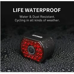 Unbranded Smart Bike Feu Arrière Détection De Frein Usb Rechargeable Vélo Feu Arrière Led Auto-détection Plusieurs Modes D’éclairage Imperméable à L’eau Sécurité Nuit Avertissement Cycli -Vélo fixie Soldes 642436612 max