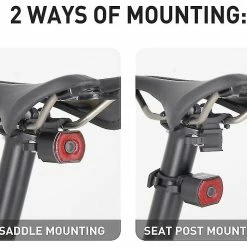 Unbranded Smart Bike Feu Arrière Détection De Frein Usb Rechargeable Vélo Feu Arrière Led Auto-détection Plusieurs Modes D’éclairage Imperméable à L’eau Sécurité Nuit Avertissement Cycli -Vélo fixie Soldes 642436817 max