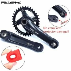 Unbranded 2pcs Silicone Bicycle Crank Arm Protector Cover Mountain Road Bike Universal Crankset Protective Caps Mtb Cyclisme Accessoires -Vélo fixie Soldes 642437310 max