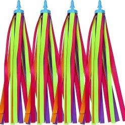 Unbranded Guidon Streamers Rainbow Bike Streamers Pour Filles Garçons, Streamers De Vélo Pour Enfants, Accessoires De Vélo Pour Filles Pour Balance Vélos, Scooters Et Bicyclette Ha