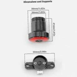 Unbranded Ultra Bright Smart Bike Tail Light, Usb Rechargeable Brake Sensing Bicycle Light, Haute Intensité Arrière Led Accessoires S’adapte Sur Tous Les Vélos De Route (noir) -Vélo fixie Soldes 642441178 max