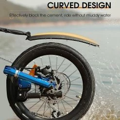 Unbranded 2pcs Bicycle Fenders Mountain Road Bike Mudguard Folding Front Rear MTB Mudguard Wings Pour 20-26 Pouces Accessoires De Vélo -Vélo fixie Soldes 642442367 max