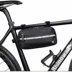 Unbranded Sac De Vélo Imperméable à L’eau Bike Bar Bag, Panier De Vélo Sac à Bandoulière Sac à Bandoulière Sac à Bandoulière Sac à La Taille Pour Vélo Professionnel Accessoires De Cyclisme (noir) -Vélo fixie Soldes 642447327 max