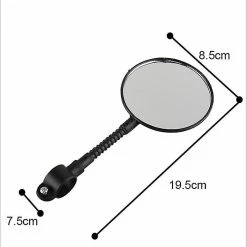 Unbranded Mtb Road Bike Mirror Rear View Mirror Accessoires De Vélo Universal Bicycle Mirror Guidon Rotation Grand Angle Miroir Réglable -Vélo fixie Soldes 642451842 max