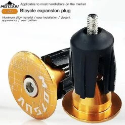 Unbranded 2pcs Alliage D’aluminium Vélo Guidon End Plugs Caps Road Mountain Bike Mtb Grip Handle Bar End Cap Cycling Handlebar Accessoire -Vélo fixie Soldes 642454866 max