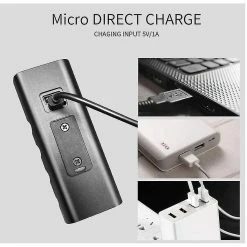 Unbranded Phares De Vélo Usb Rechargeable Built-in Batterie Haute Capacité Trois Modes Outdoor Mountain Bike Ipx5 Imperméable à L’eau Casque Accessoires De Vélo (bla -Vélo fixie Soldes 642481961 max