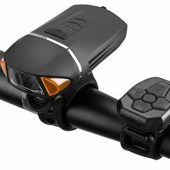 Unbranded Lumière De Vélo, Lumières De Vélo Rechargeables Avant Et Arrière - 350 Lumens Phare & Set-bike Bell- Imperméable à L’eau- Convient à Tous Les Vélos, Hybride, Route (noir)