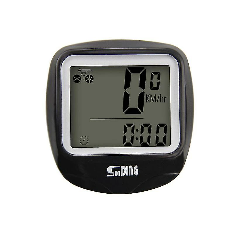 Unbranded Tachymètre étanche Multifonction Back Light Bike Speedometer Display Timer - Édition Anglaise (noir) 1 Unbranded Tachymètre étanche Multifonction Back Light Bike Speedometer Display Timer - Édition Anglaise (noir)