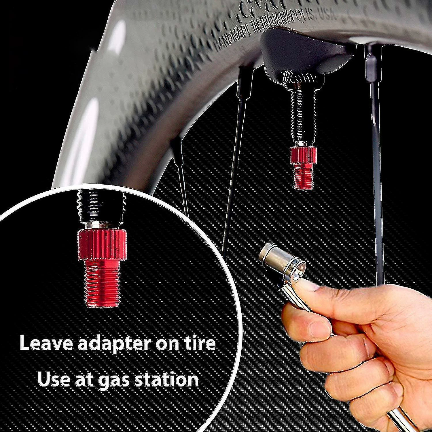 Sl Chang 5 Pack Bike Pump Adapter Presta Valve Adapter- Convertir Presta En Schrader - Français / Uk To Us - Gonfler Le Pneu à L’aide D’une Pompe Standard Ou D’un Compresseur D’air (gree 4 Sl Chang 5 Pack Bike Pump Adapter Presta Valve Adapter- Convertir Presta En Schrader - Français / Uk To Us - Gonfler Le Pneu à L’aide D’une Pompe Standard Ou D’un Compresseur D’air (gree – Image 4