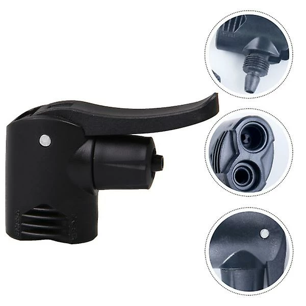 Toyvian 3 Pcs Bike Floor Pump Auto Head Presta Inflator Head 2 Toyvian 3 Pcs Bike Floor Pump Auto Head Presta Inflator Head – Image 2
