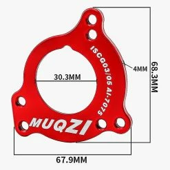 Unbranded Guide De Chaîne Muqzi Iscg 03 Iscg 05 Bb Mount Bike Chain Guide, Argent Livraison Gratuite -Vélo fixie Soldes 658662172 max