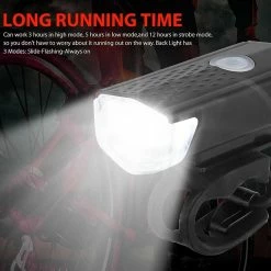 Unbranded Usb Rechargeable Bike Lights Arrière Avant Hazard Imperméable à L’eau Led Bicycle Lamp Bike Front & Rear Light -Vélo fixie Soldes 660982215 max